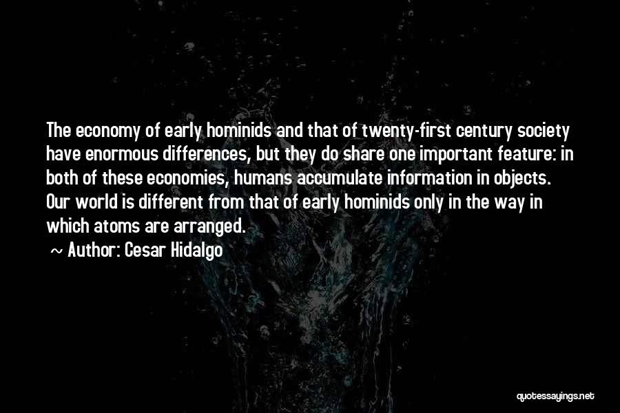 Twenty First Century Quotes By Cesar Hidalgo