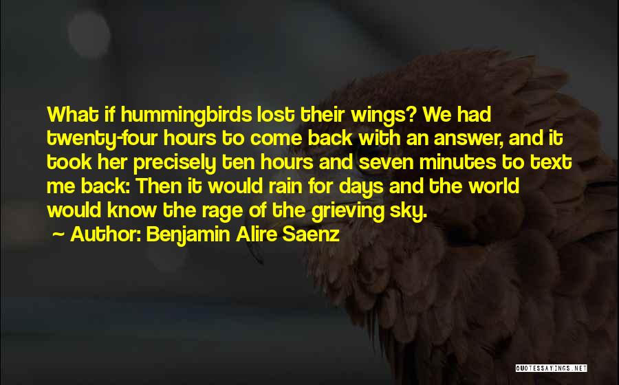 Twenty Four Seven Quotes By Benjamin Alire Saenz