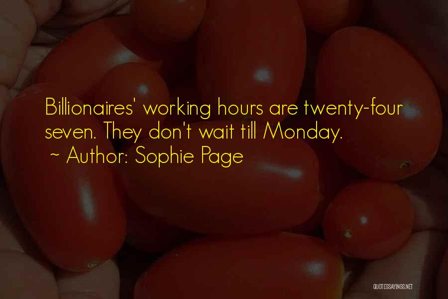 Twenty Four Seven Quotes By Sophie Page