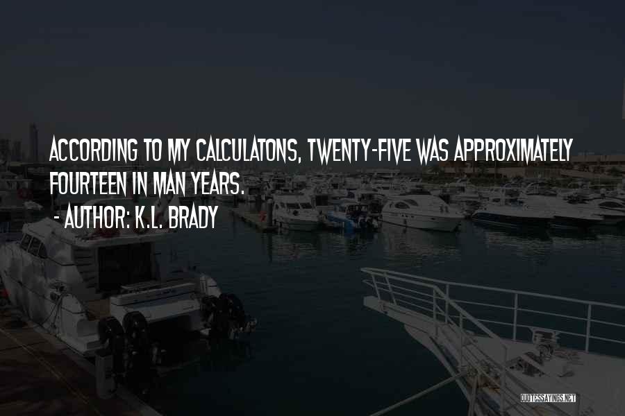 Twenty Fourteen Quotes By K.L. Brady