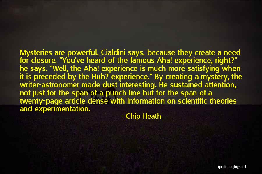 Twenty Quotes By Chip Heath