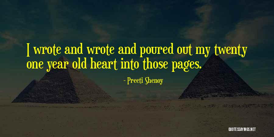 Twenty Quotes By Preeti Shenoy