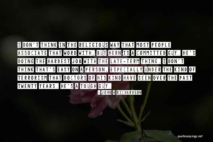 Twenty Word Quotes By John H Richardson Twenty Word Quotes By John H Richardson