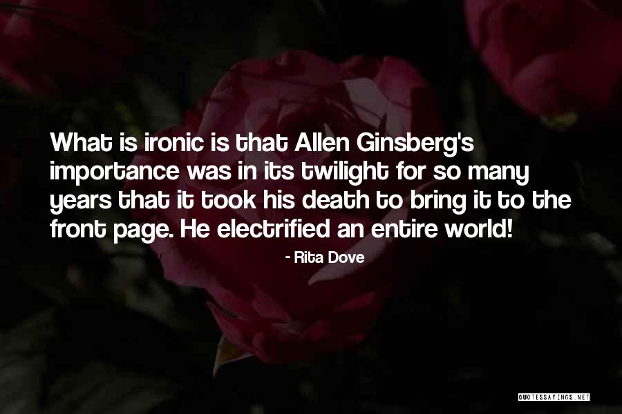 Twilight Years Quotes By Rita Dove Twilight Years Quotes By Rita Dove