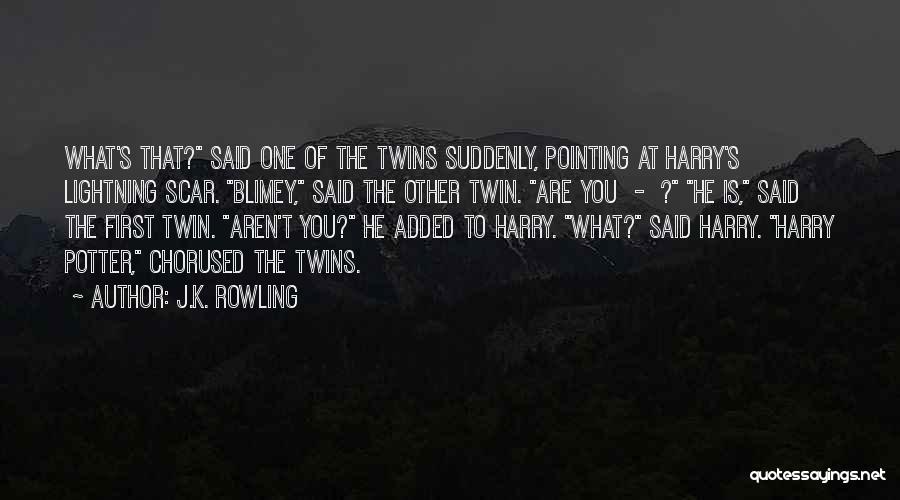Twin Quotes By J.K. Rowling
