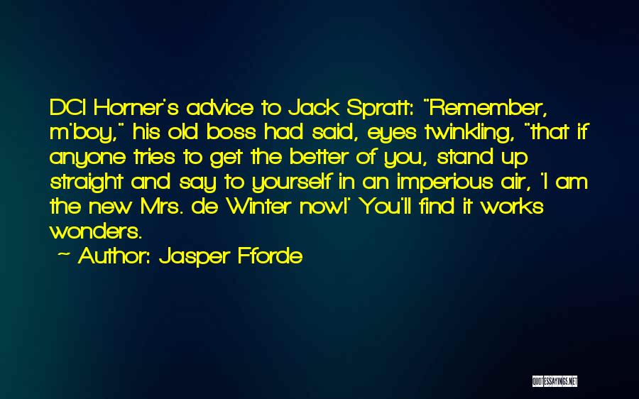 Twinkling Eyes Quotes By Jasper Fforde