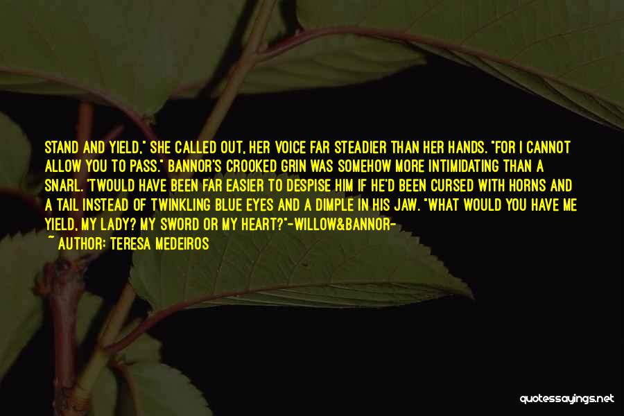 Twinkling Eyes Quotes By Teresa Medeiros