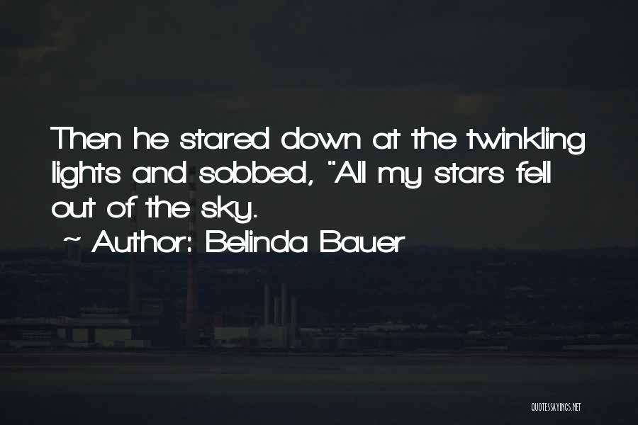 Twinkling Stars Quotes By Belinda Bauer