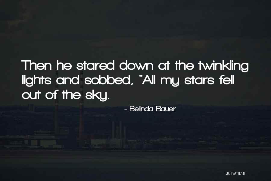 Twinkling Stars Quotes By Belinda Bauer