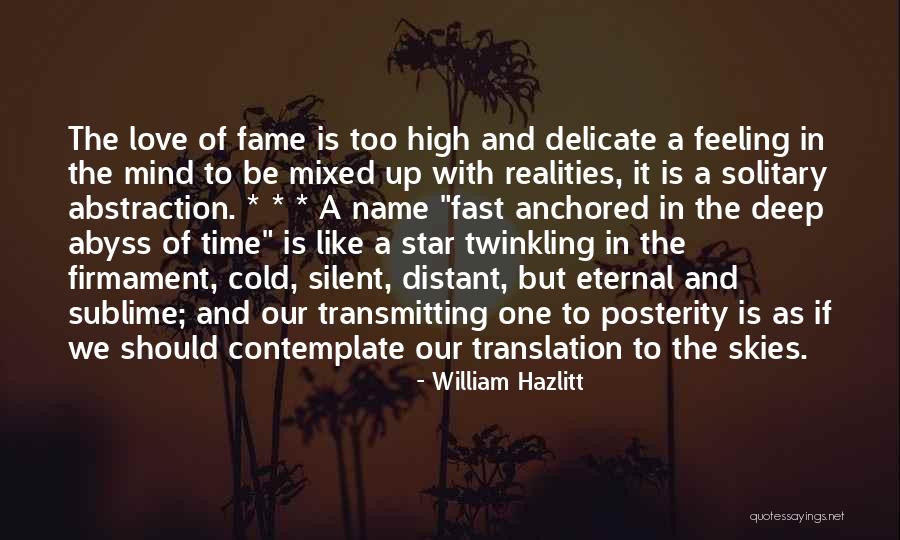 Twinkling Stars Quotes By William Hazlitt