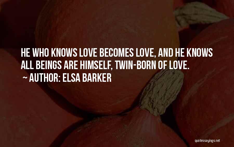 Twins Quotes By Elsa Barker