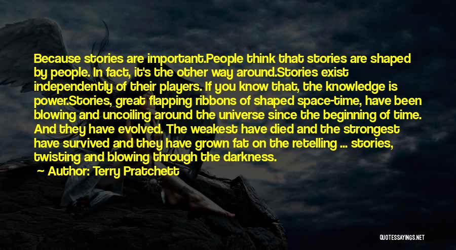 Twisting Stories Quotes By Terry Pratchett