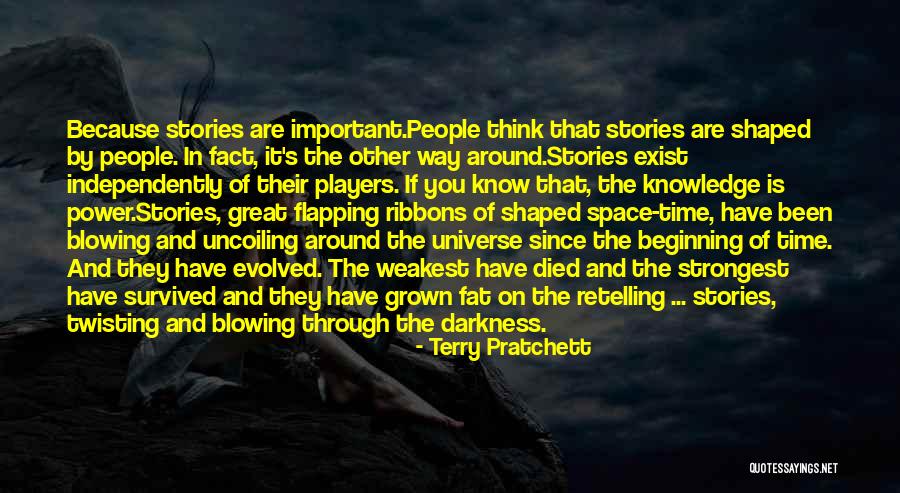 Twisting Stories Quotes By Terry Pratchett