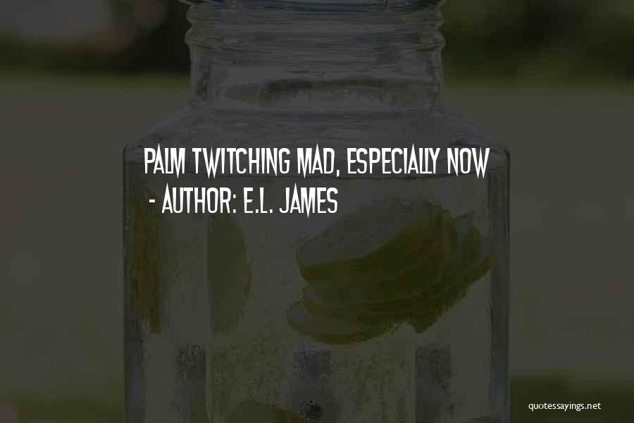 Twitching Quotes By E.L. James