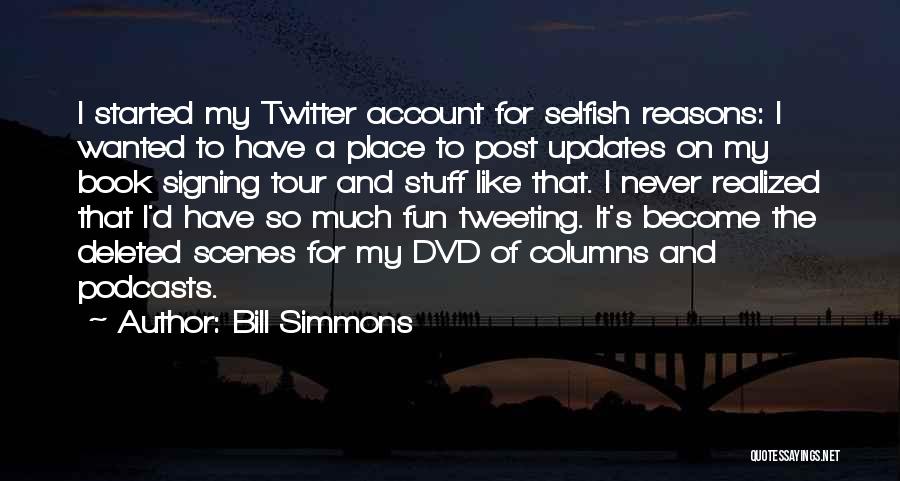 Twitter Account For Quotes By Bill Simmons