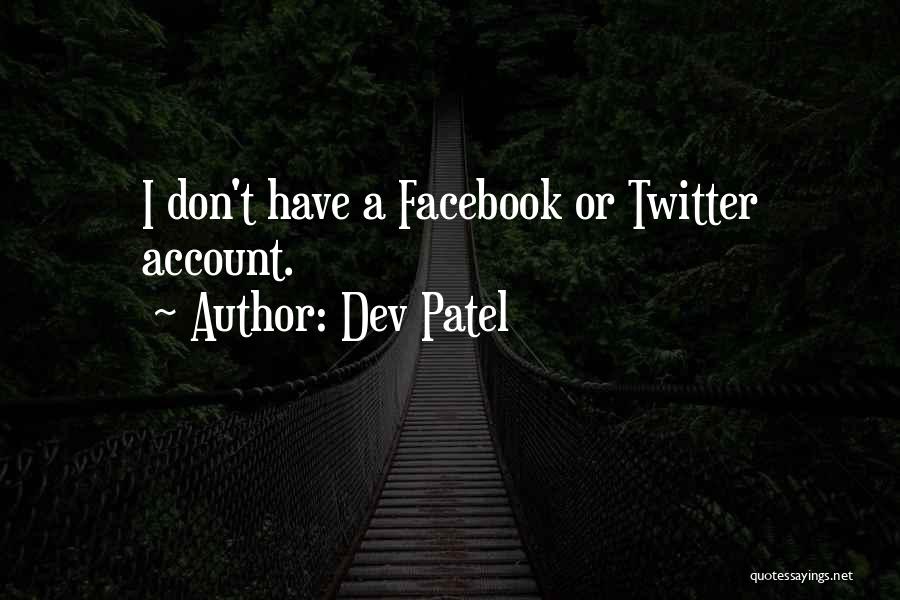 Twitter Account For Quotes By Dev Patel