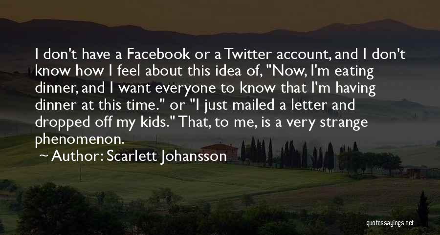 Twitter Account For Quotes By Scarlett Johansson