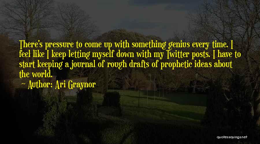 Twitter Posts Quotes By Ari Graynor