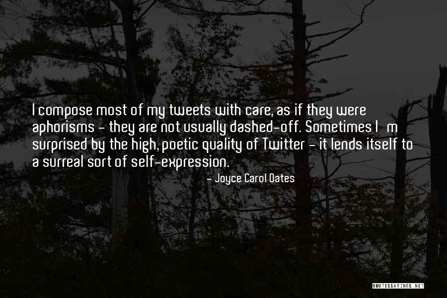 Twitter Tweets Quotes By Joyce Carol Oates