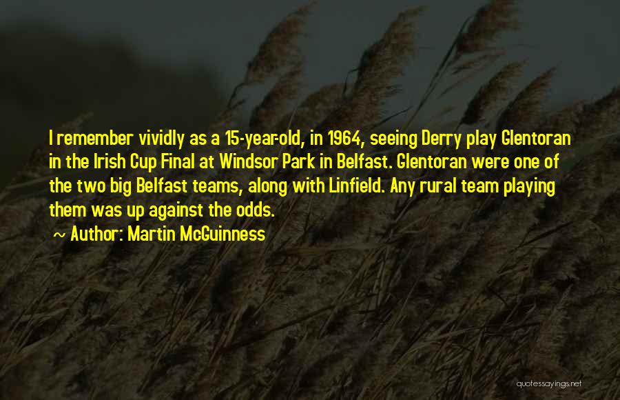 Two Against One Quotes By Martin McGuinness