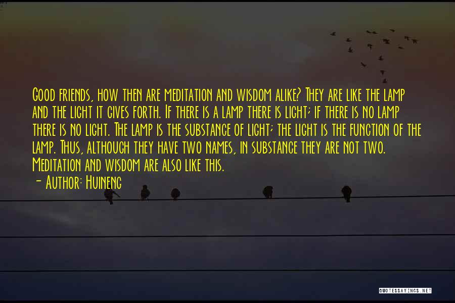 Two Alike Quotes By Huineng