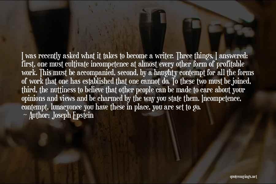 Two Become Three Quotes By Joseph Epstein