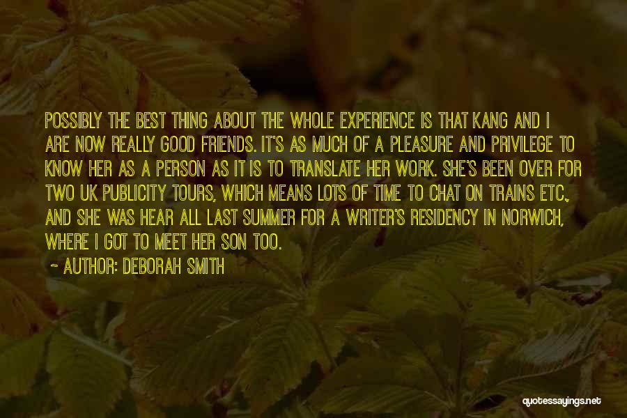 Two Best Friends Quotes By Deborah Smith