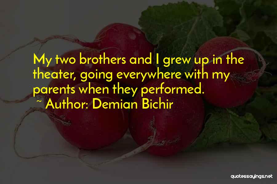 Two Brothers Quotes By Demian Bichir