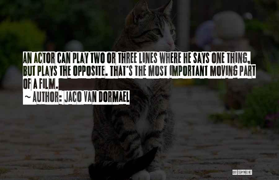 Two Can Play Quotes By Jaco Van Dormael