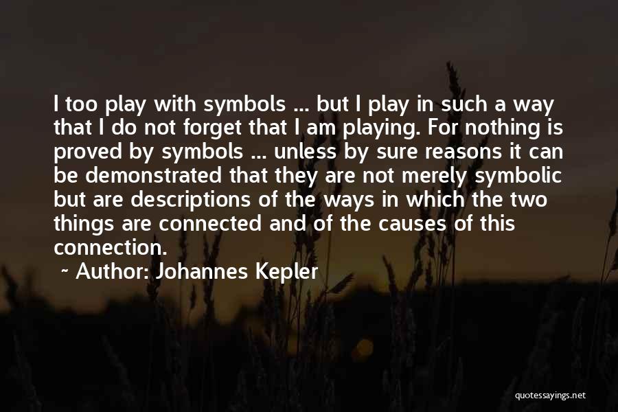 Two Can Play Quotes By Johannes Kepler