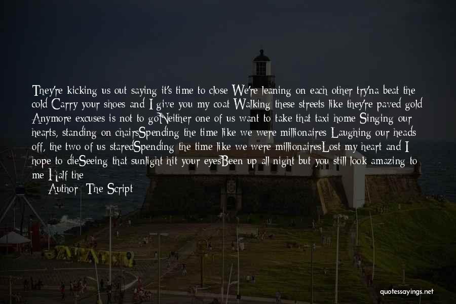 Two Chairs Quotes By The Script Two Chairs Quotes By The Script