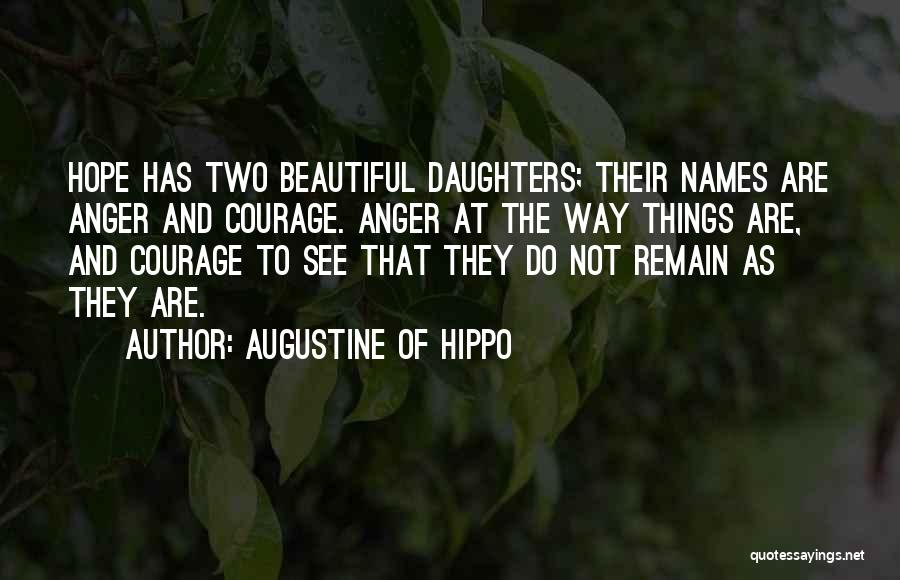 Two Daughters Quotes By Augustine Of Hippo
