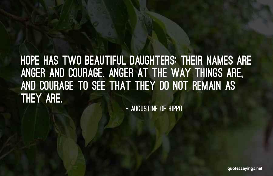 Two Daughters Quotes By Augustine Of Hippo