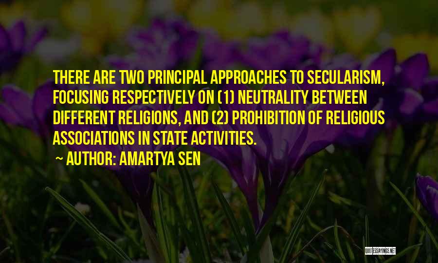 Two Different Religions Quotes By Amartya Sen