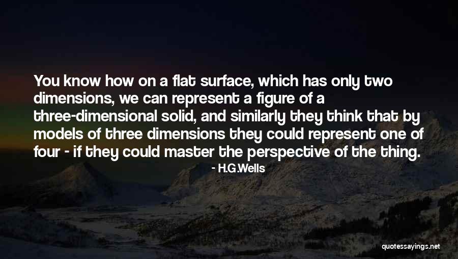 Two Dimensions Quotes By H.G.Wells Two Dimensions Quotes By H.G.Wells