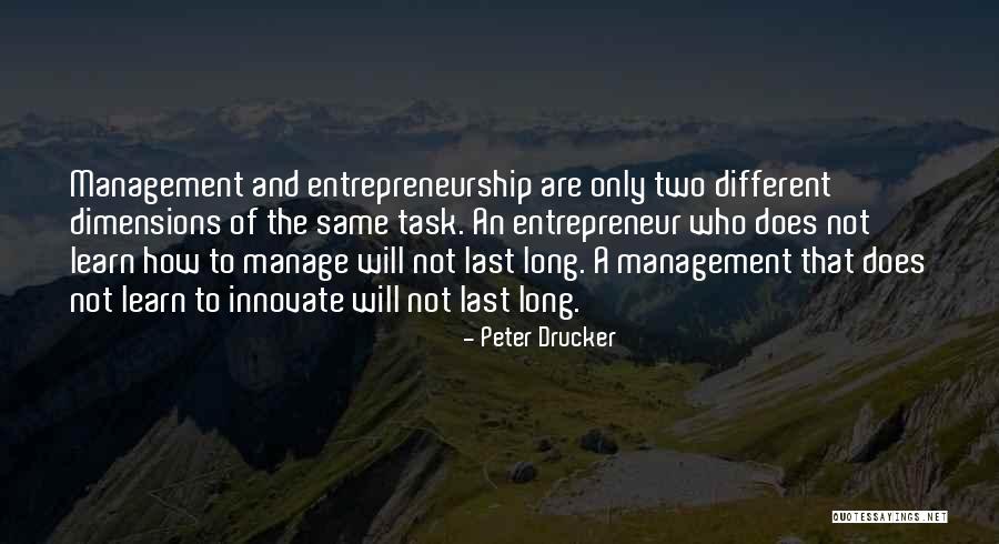 Two Dimensions Quotes By Peter Drucker Two Dimensions Quotes By Peter Drucker