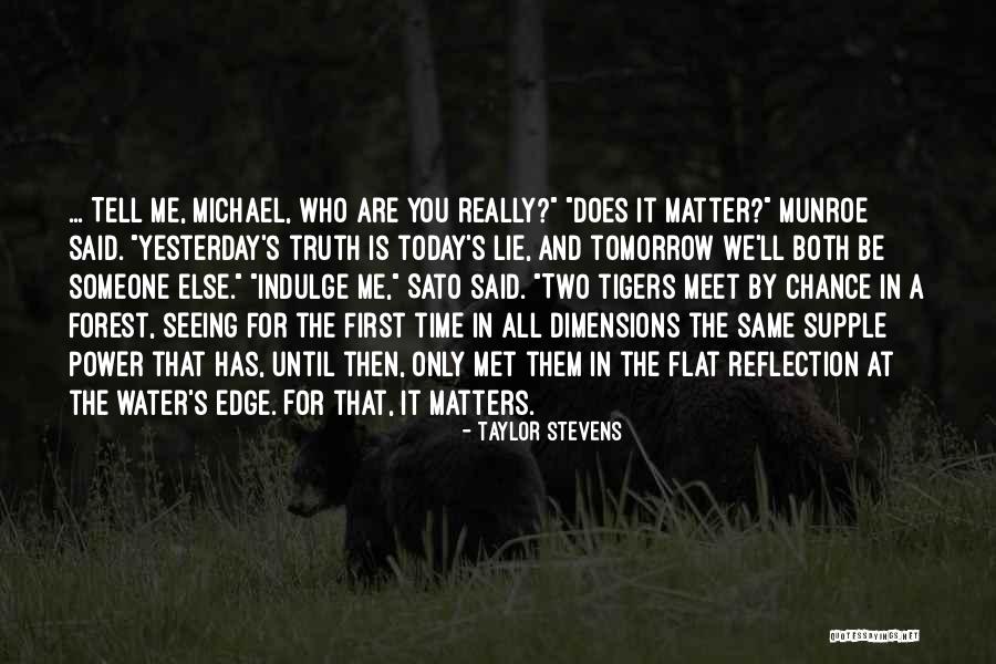 Two Dimensions Quotes By Taylor Stevens Two Dimensions Quotes By Taylor Stevens