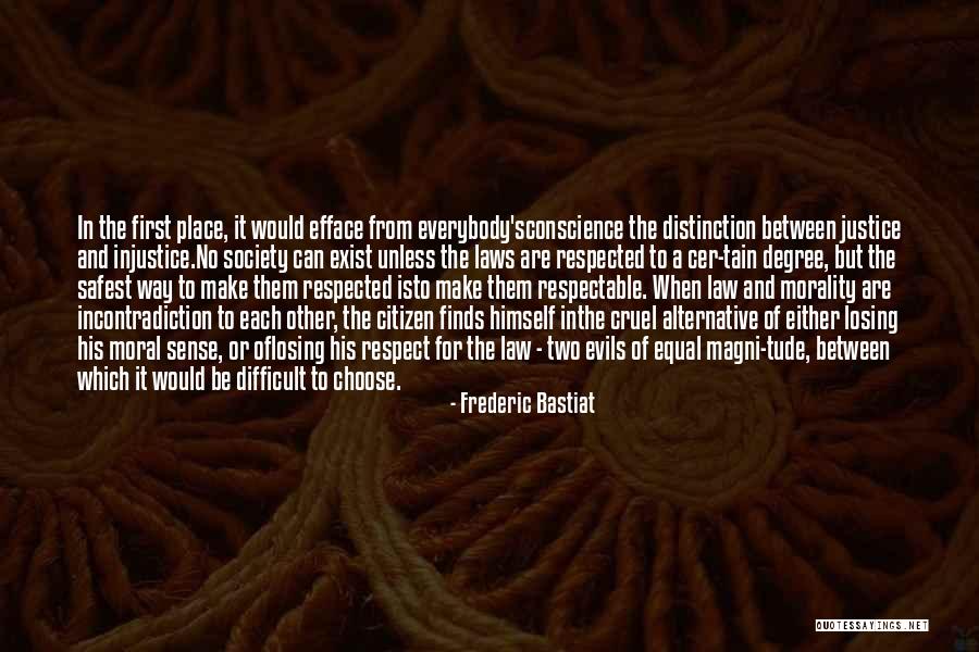 Two Evils Quotes By Frederic Bastiat