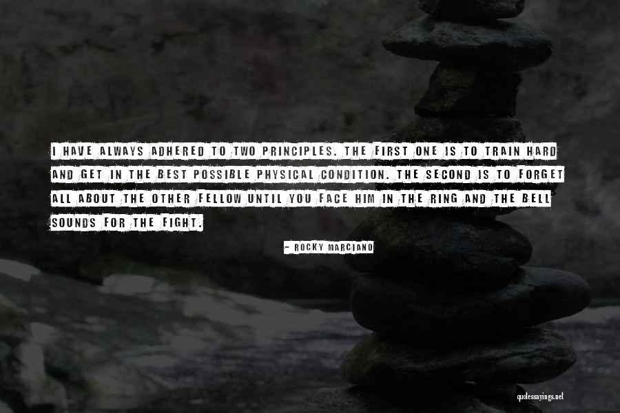 Two Face Best Quotes By Rocky Marciano