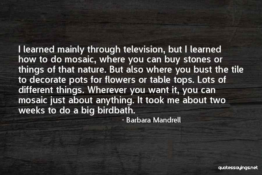 Two Flowers Quotes By Barbara Mandrell Two Flowers Quotes By Barbara Mandrell