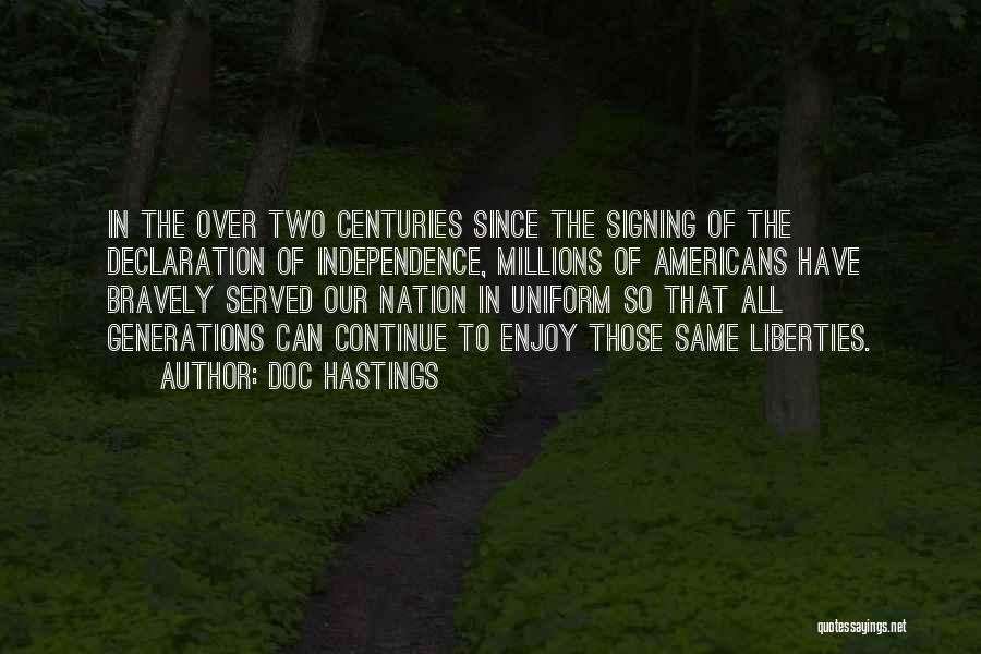 Two Generations Quotes By Doc Hastings