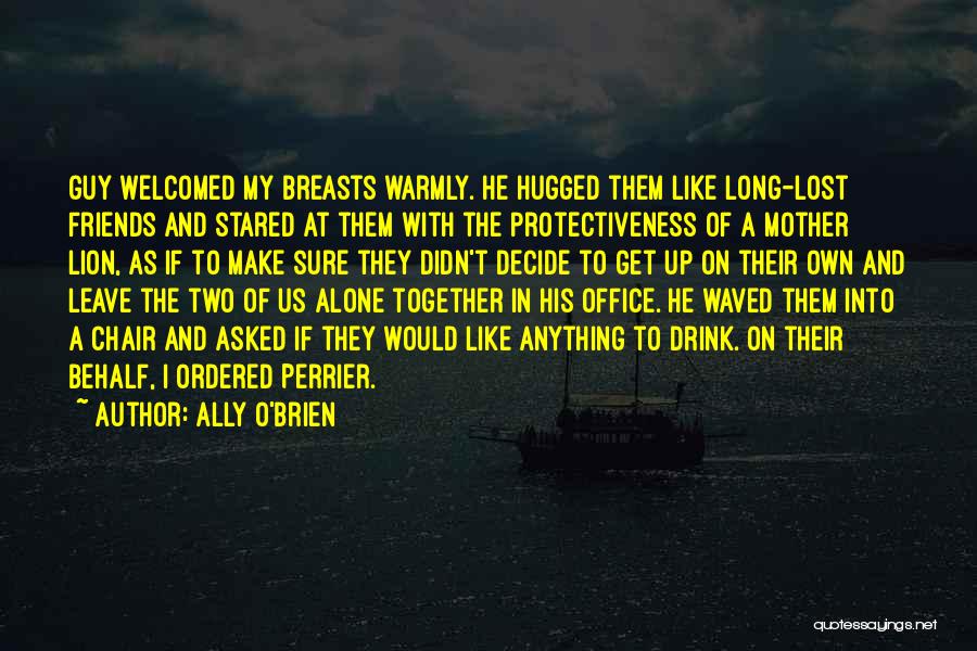 Two Guy Best Friends Quotes By Ally O'Brien