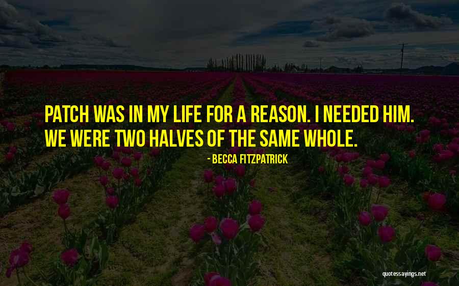 Two Halves Of A Whole Quotes By Becca Fitzpatrick Two Halves Of A Whole Quotes By Becca Fitzpatrick