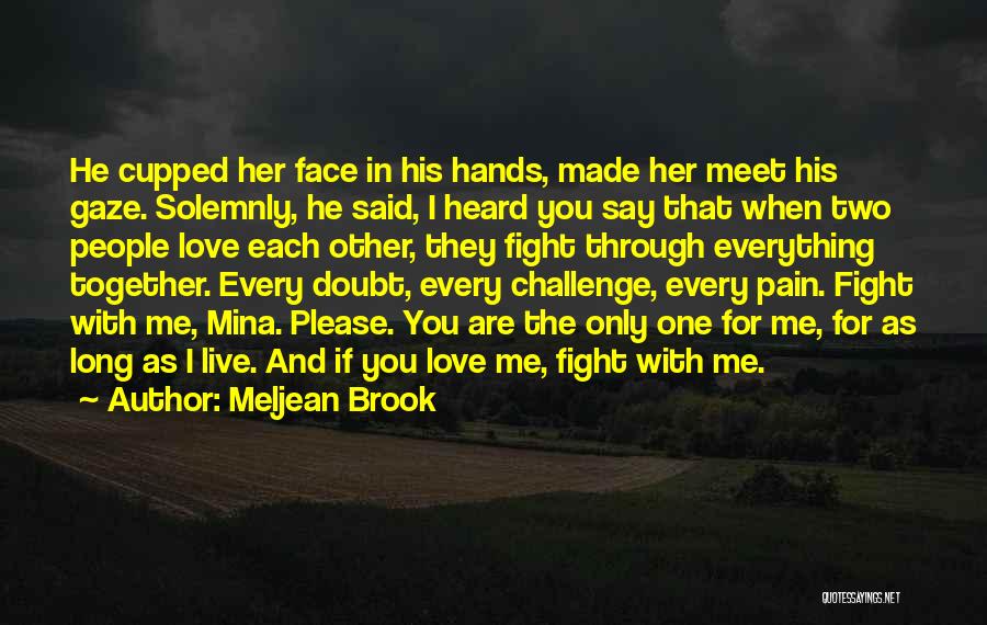 Two Hands Together Love Quotes By Meljean Brook