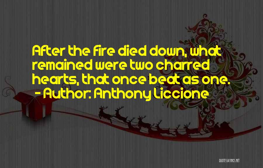 Two Hearts Love Quotes By Anthony Liccione