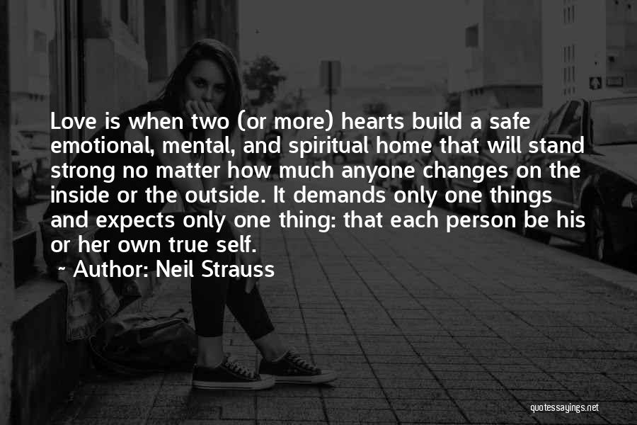 Two Hearts Love Quotes By Neil Strauss