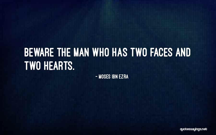 Two Hearts Quotes By Moses Ibn Ezra