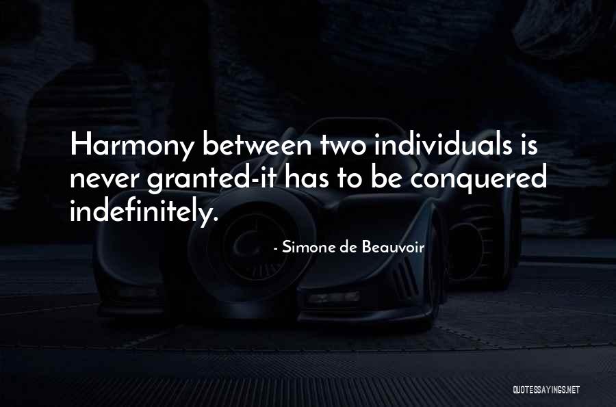 Two Individuals Quotes By Simone De Beauvoir Two Individuals Quotes By Simone De Beauvoir