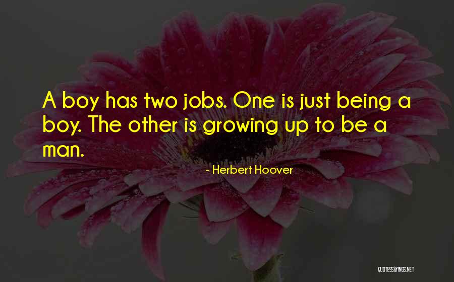 Two Jobs Quotes By Herbert Hoover Two Jobs Quotes By Herbert Hoover