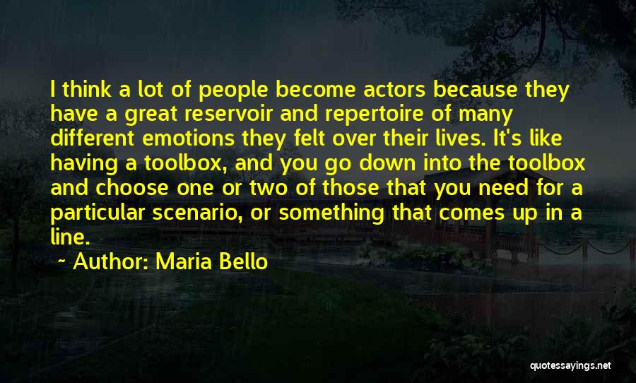 Two Lives Become One Quotes By Maria Bello